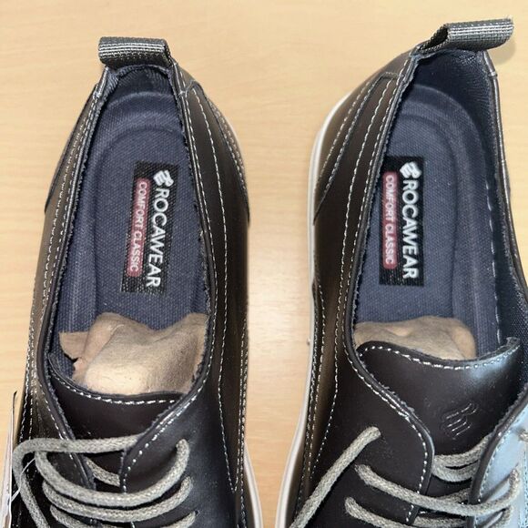 Rocawear Men's Gray Leather Round Lace On Dress Shoes US 11 - Picture 4 of 7